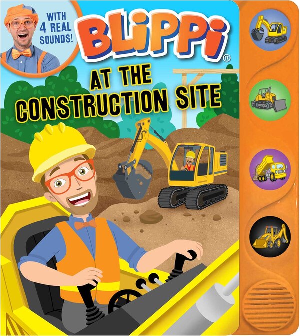 Blippi: At The Construction Site by Editors of Studio Fun International, Board Book | Indigo Chapters