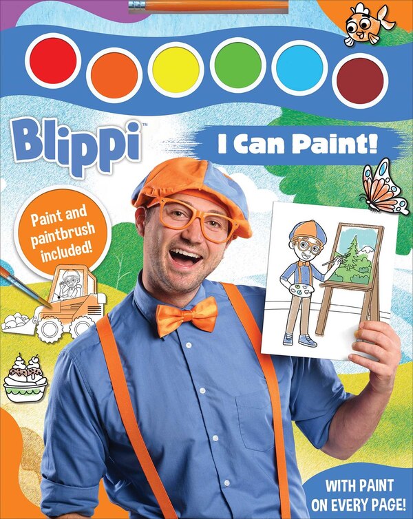 Blippi: I Can Paint by Editors of Studio Fun International, Paperback | Indigo Chapters