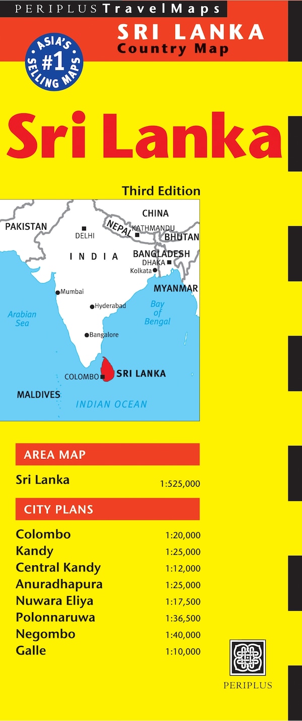 Sri Lanka Travel Map Third Edition by Periplus Editors, Paperback | Indigo Chapters