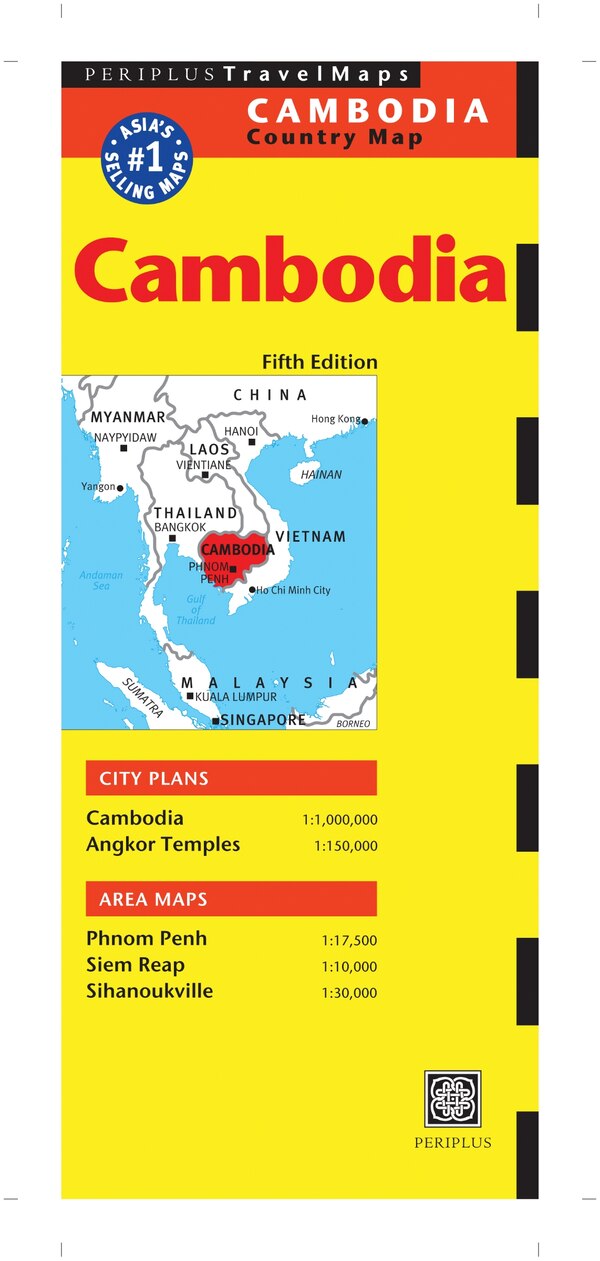 Cambodia Travel Map Fifth Edition by Periplus Editors, Paperback | Indigo Chapters