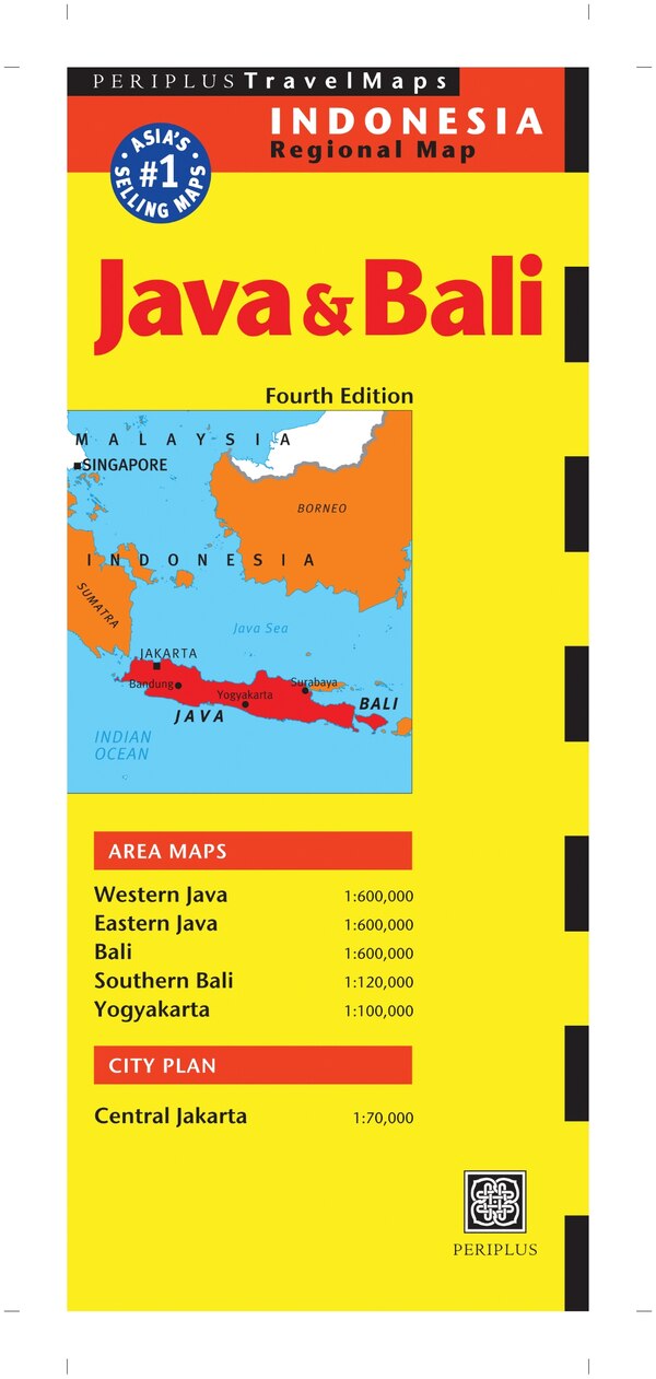 Java & Bali Travel Map Fourth Edition by Periplus Editors, Paperback | Indigo Chapters