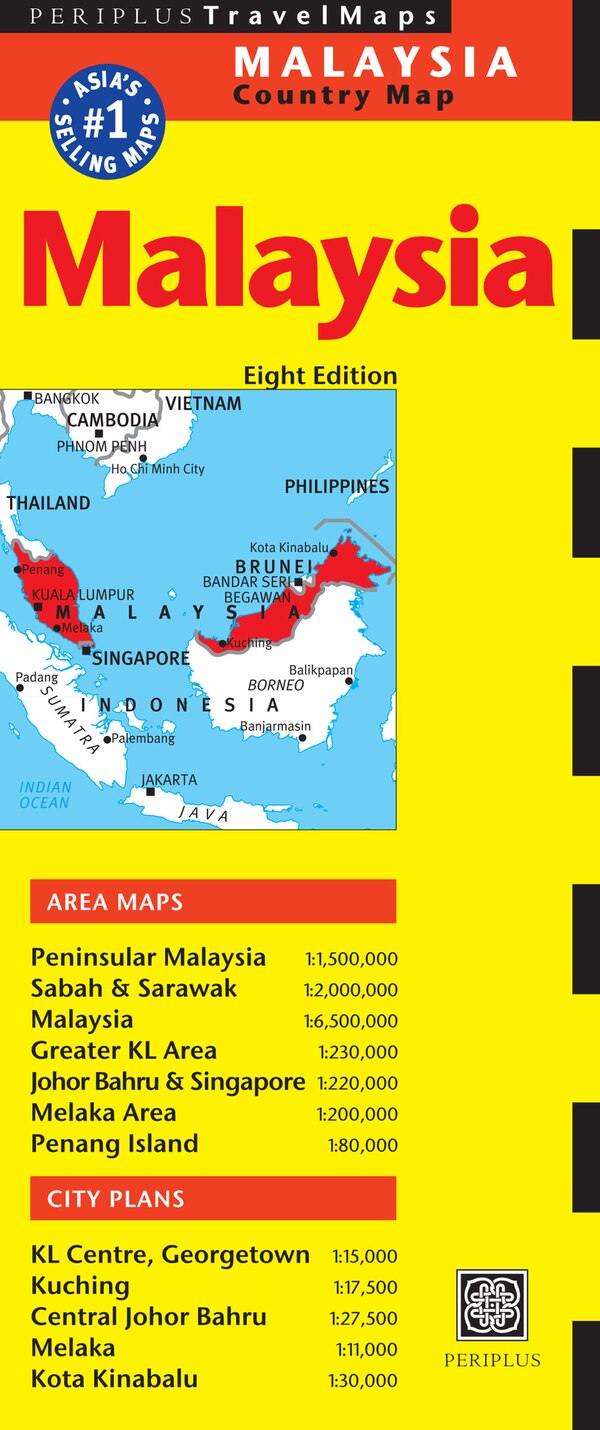 Malaysia Travel Map Eighth Edition by Periplus Editions, Paperback | Indigo Chapters