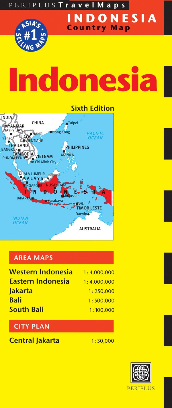 Indonesia Travel Map Sixth Edition by Periplus Editions, Paperback | Indigo Chapters