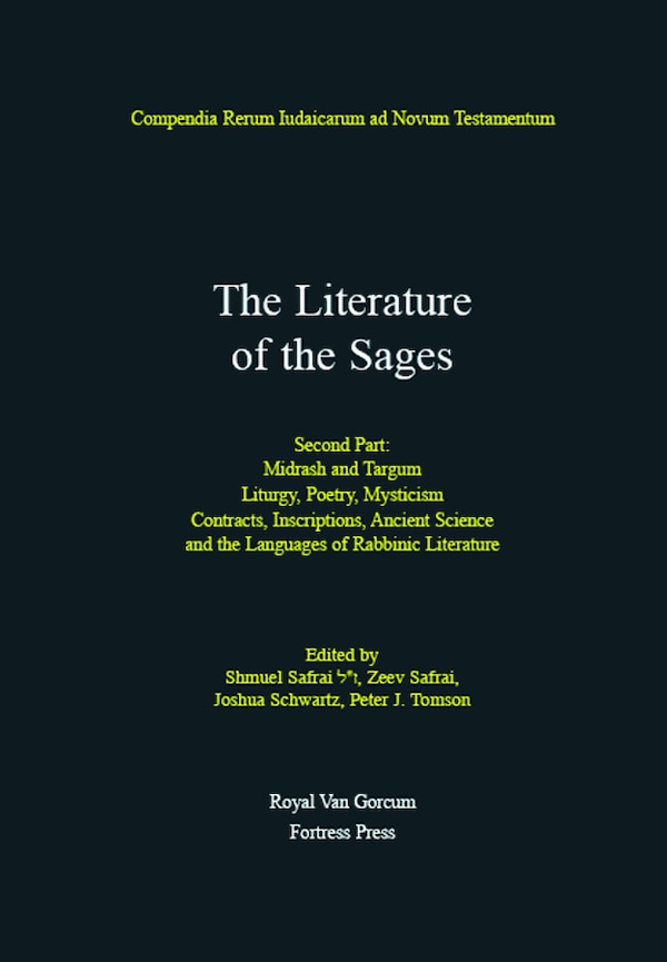 The Literature of the Sages Second Part by Zeev Safrai, Hardcover | Indigo Chapters