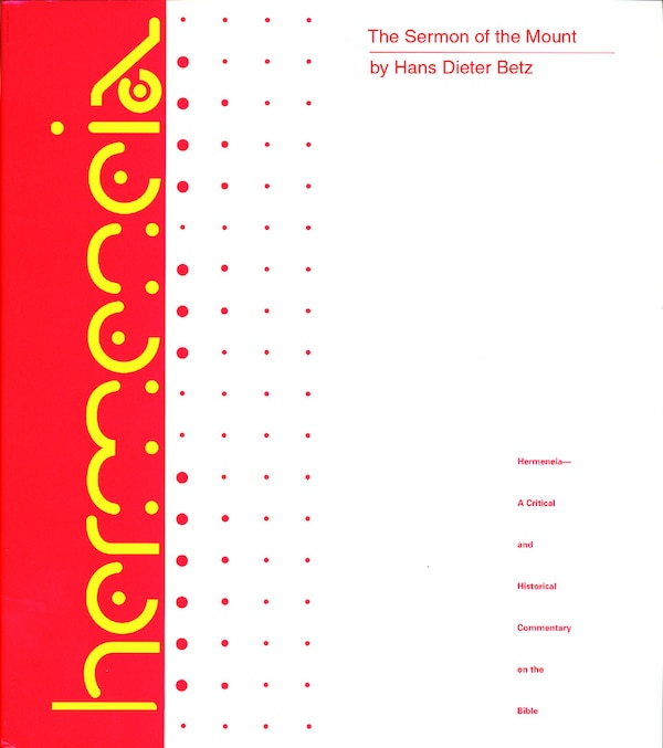 The Sermon on the Mount by Hans Dieter Betz, Hardcover | Indigo Chapters