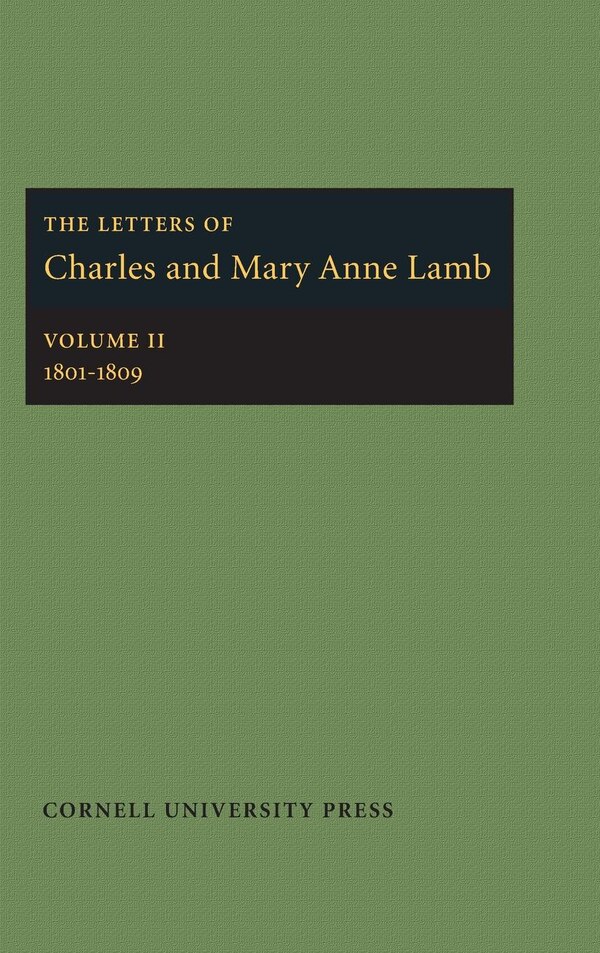 The Letters of Charles and Mary Anne Lamb by Charles Lamb, Paper over Board | Indigo Chapters