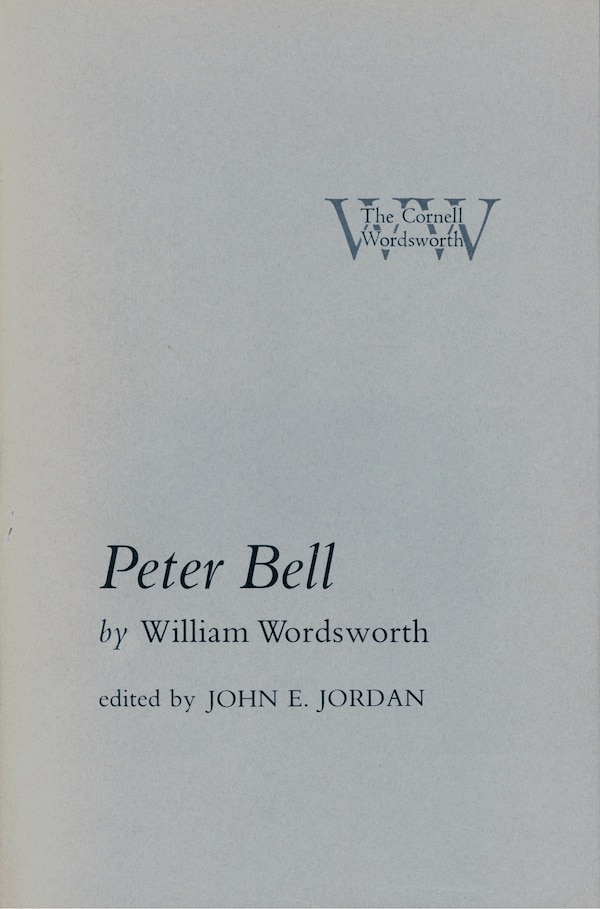 Peter Bell by William Wordsworth, Paper over Board | Indigo Chapters
