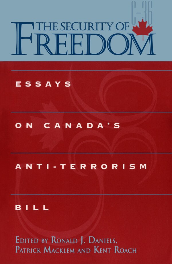 The Security of Freedom by Ronald Daniels, Paperback | Indigo Chapters