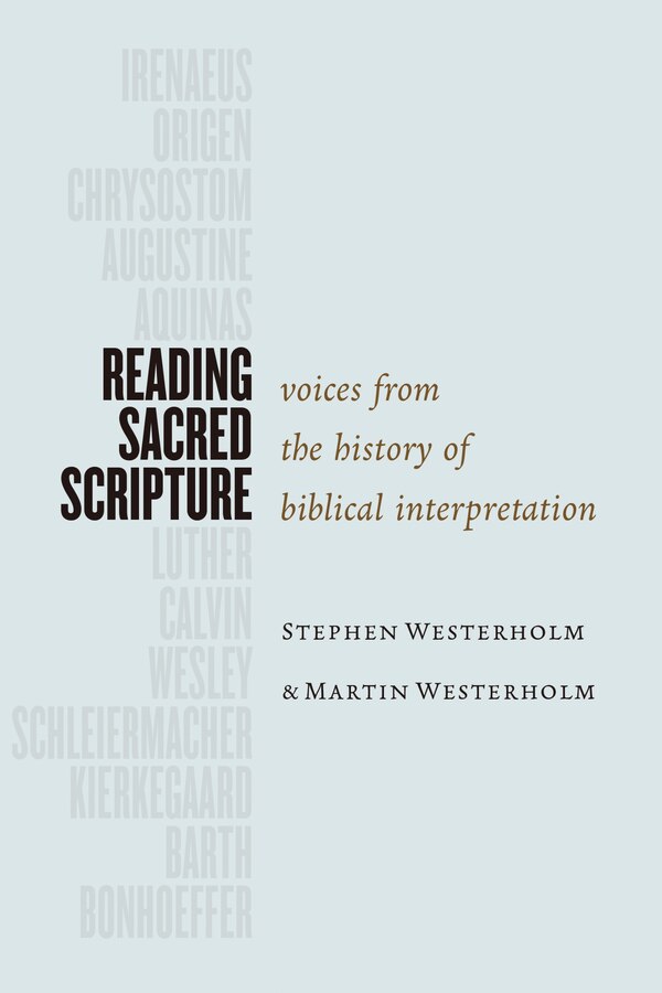 Reading Sacred Scripture by Stephen Westerholm, Paperback | Indigo Chapters