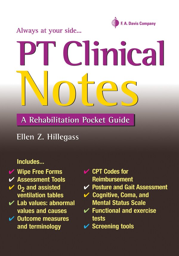 Pt Clinical Notes by Ellen Z. Hillegass, Paperback | Indigo Chapters
