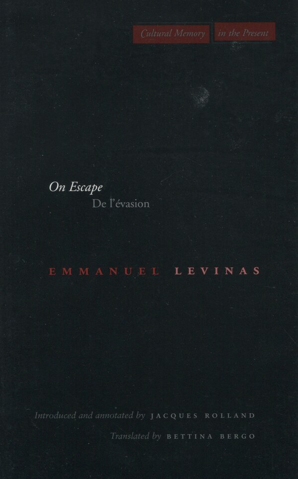 On Escape by EMMANUEL LEVINAS, Paperback | Indigo Chapters