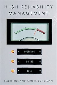 High Reliability Management by Emery Roe, Paperback | Indigo Chapters