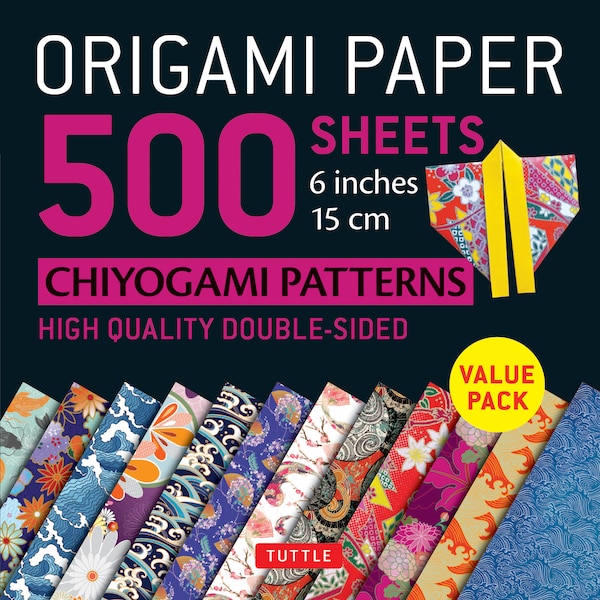 Origami Paper 500 sheets Chiyogami Patterns 6\" 15cm by Tuttle Publishing, Loose Leaf | Indigo Chapters