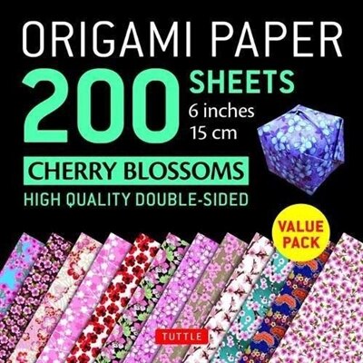 Origami Paper 200 sheets Cherry Blossoms 6\" (15 cm) by Tuttle Publishing, Loose Leaf | Indigo Chapters