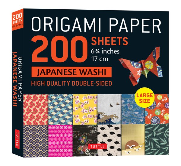 "Origami Paper 200 sheet Japanese Washi Patterns 6 3/4" 17 cm" by Tuttle Publishing, Loose Leaf | Indigo Chapters