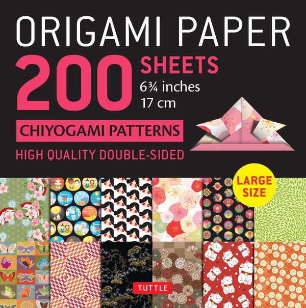 Origami Paper 200 sheets Chiyogami Patterns 6 3/4\" (17cm) by Tuttle Publishing, Loose Leaf | Indigo Chapters