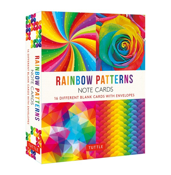 Rainbow Patterns 16 Note Cards by Tuttle Studio, Paperback | Indigo Chapters