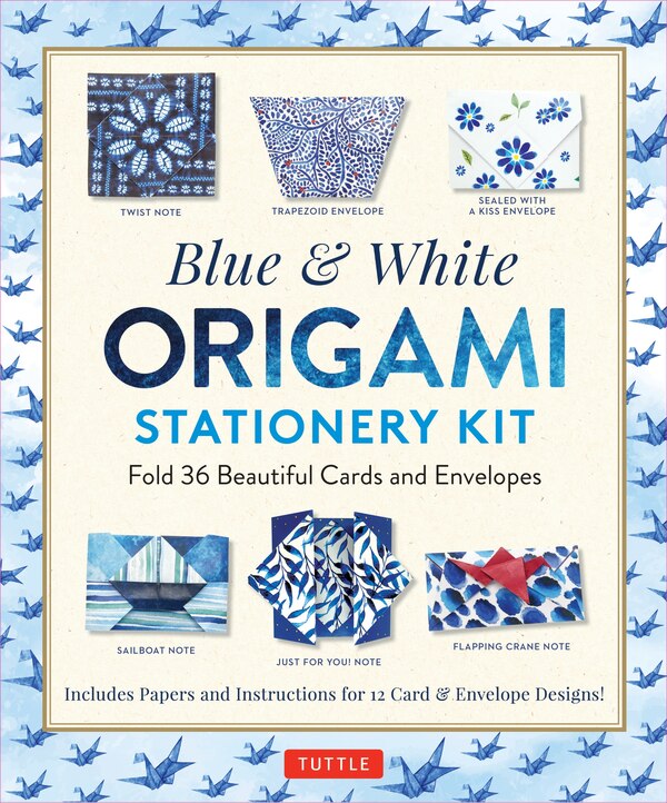 Blue & White Origami Stationery Kit by Tuttle Studio, Paperback | Indigo Chapters