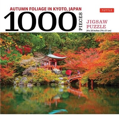 Autumn Foliage in Kyoto Japan - 1000 Piece Jigsaw Puzzle by Tuttle Studio, Paperback | Indigo Chapters