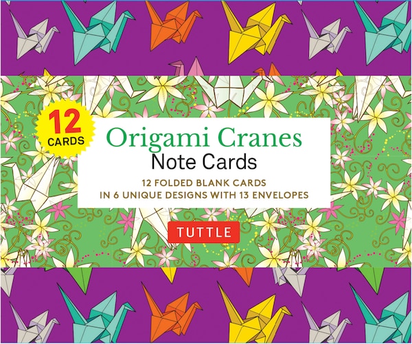 Origami Cranes Note Cards- 12 Cards by Tuttle Studio, Paperback | Indigo Chapters