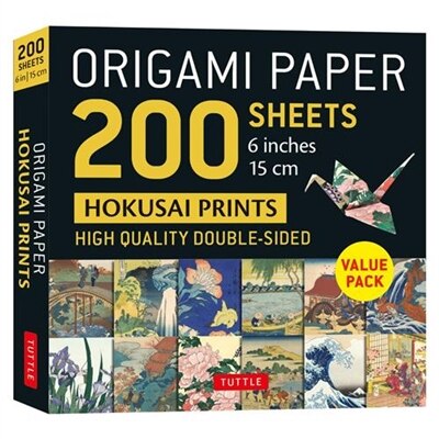 Origami Paper 200 sheets Hokusai Prints 6\" (15 cm) by Tuttle Studio, Loose Leaf | Indigo Chapters