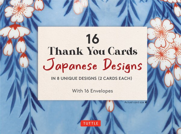 16 Thank You Cards Japanese Designs by Tuttle Studio, Paperback | Indigo Chapters