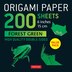 Origami Paper 200 sheets Forest Green by Tuttle Studio, Loose Leaf | Indigo Chapters