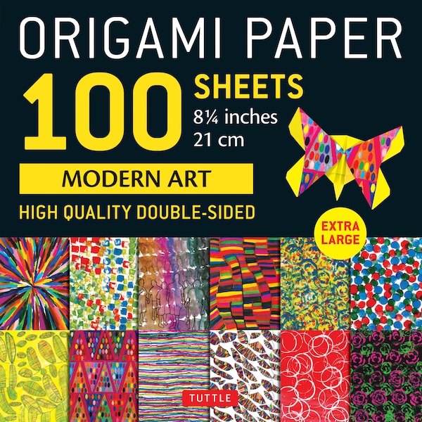 Origami Paper 100 sheets Modern Art 8 1/4 by Tuttle Studio, Loose Leaf | Indigo Chapters
