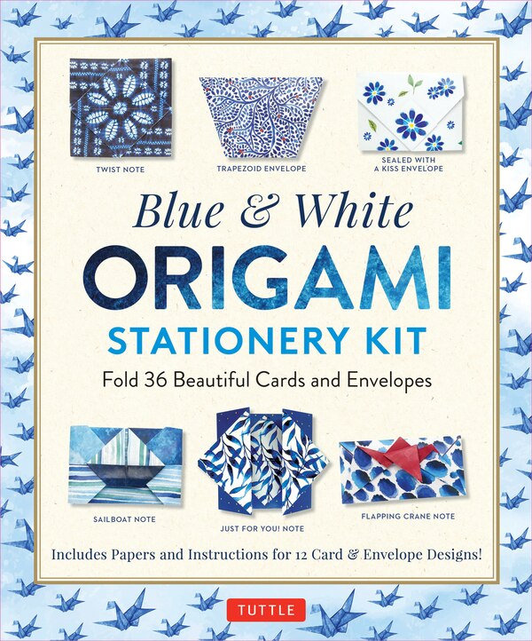 Blue & White Origami Stationery Kit by Tuttle Studio, Paperback | Indigo Chapters