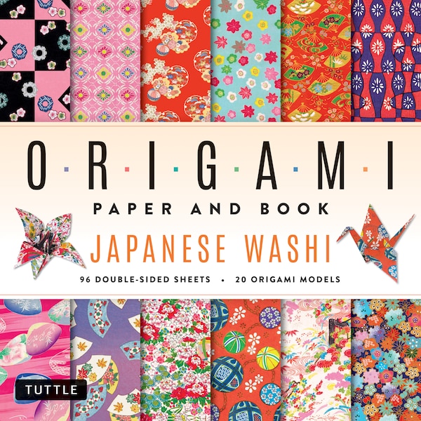 Japanese Washi Origami Paper and Book by Tuttle Studio, Hardcover | Indigo Chapters