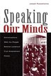 Speaking Our Minds by Joseph Russomanno, Paperback | Indigo Chapters