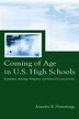 Coming of Age in U.S. High Schools by Annette B. Hemmings, Paperback | Indigo Chapters