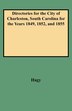 Directories for the City of Charleston South Carolina for the Years 1849 1852 and 1855 by James William Hagy, Paperback | Indigo Chapters