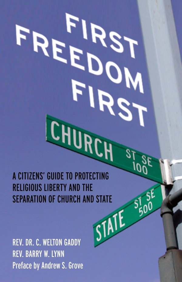 First Freedom First by C. Welton Gaddy, Paperback | Indigo Chapters