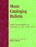 Music Cataloging Bulletin by Kathryn P. Glennan, Paperback | Indigo Chapters