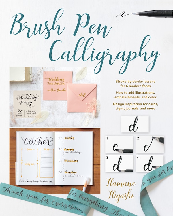 Brush Pen Calligraphy by Hamane Higashi, Paperback | Indigo Chapters