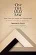 On The Old Saw by Immanuel Kant, Paperback | Indigo Chapters
