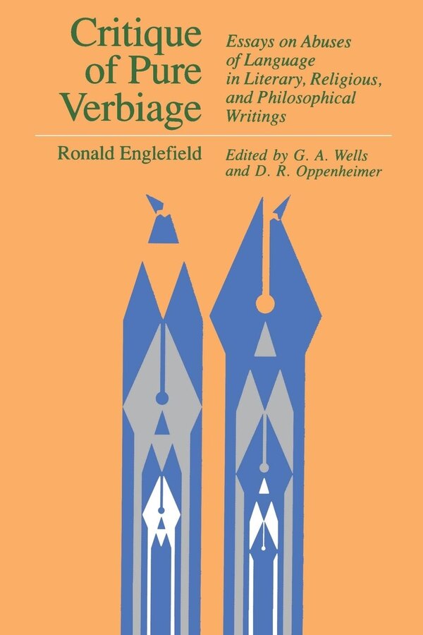 Critique Of Pure Verbiage by Ronald Englefield, Paperback | Indigo Chapters