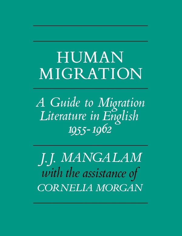 Human Migration by Cornelia Morgan, Paperback | Indigo Chapters