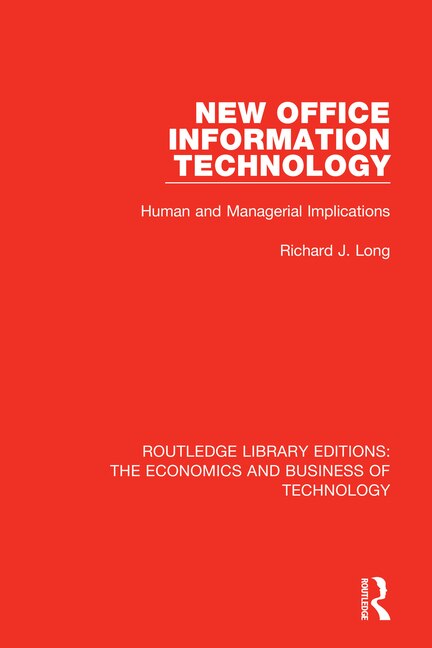 New Office Information Technology by Richard J. Long, Paperback | Indigo Chapters