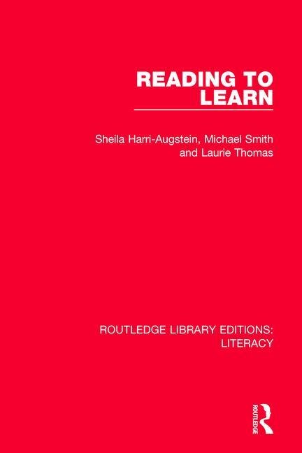 Reading To Learn by Sheila Harri-augstein, Paperback | Indigo Chapters