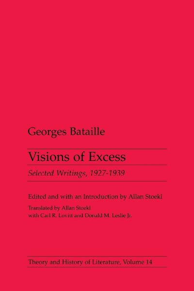 Visions Of Excess by Georges Bataille, Paperback | Indigo Chapters