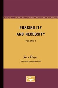 Possibility and Necessity by JEAN PIAGET, Paperback | Indigo Chapters