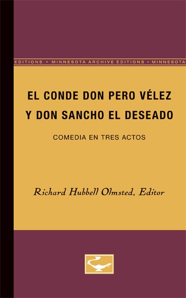 El Conde Don Pero Vélez Y Don Sancho El Deseado by Richard Olmsted, Paperback | Indigo Chapters