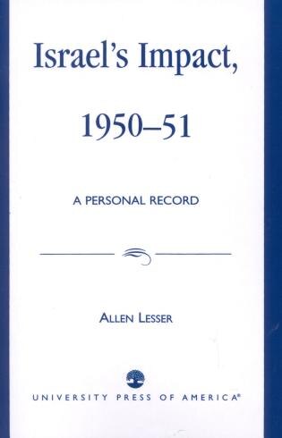 Israel's Impact 1950-51 by Allen Lesser, Paperback | Indigo Chapters