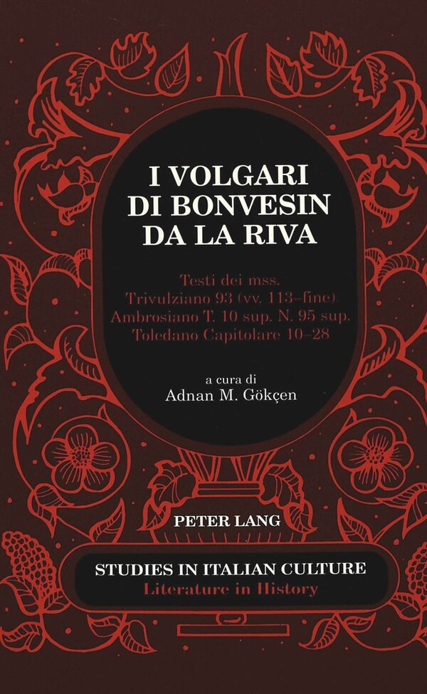 I volgari di Bonvesin da la Riva, Leather/Fine Binding | Indigo Chapters