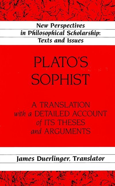 Plato's Sophist by James Duerlinger, Hardcover | Indigo Chapters