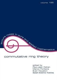 Commutative Ring Theory by Paul-jean Cahen, Paperback | Indigo Chapters