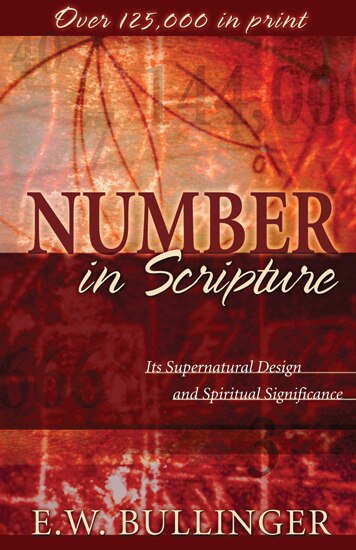 Number In Scripture by E W Bullinger, Paperback | Indigo Chapters