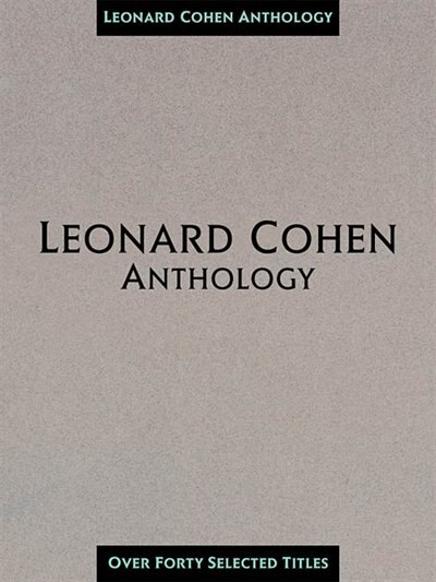 Leonard Cohen Anthology, Paperback | Indigo Chapters